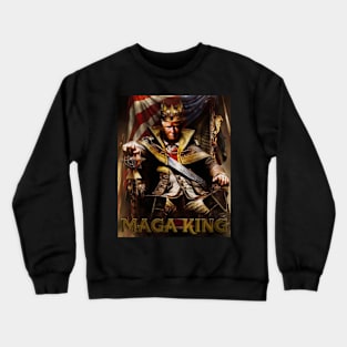 The Great MAGA King Ultra MAGA Crewneck Sweatshirt